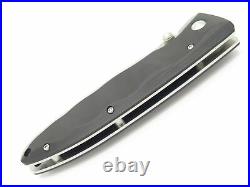 Mcusta Seki Japan MC-17D Classic Wave Black Wood Damascus Folding Pocket Knife