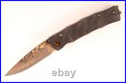 Mcusta Seki Japan MC-33 25th Anniversary Bamboo Copper G10 Folding Pocket Knife