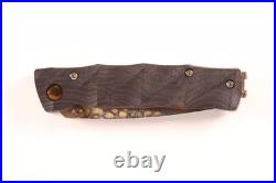 Mcusta Seki Japan MC-33 25th Anniversary Bamboo Copper G10 Folding Pocket Knife
