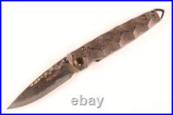 Mcusta Seki Japan MC-34RD 25th Anniversary Mokume Damascus Folding Pocket Knife