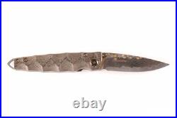 Mcusta Seki Japan MC-34RD 25th Anniversary Mokume Damascus Folding Pocket Knife