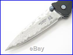 Mcusta Seki Japan Mc161d Black Japanese Bushi Sword Vg-10 Damascus Folding Knife