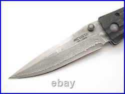 Mcusta Seki Japan Nobunaga MC-181D Micarta & VG-10 Damascus Folding Pocket Knife