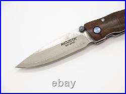 Mcusta Seki Japan Shinra Emotion MC-74DI Damascus Folding Pocket Knife No Clip