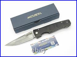 Mcusta Seki Japan Tactility Elite MC-0121D Micarta VG-10 Damascus Folding Knife