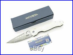 Mcusta Seki Japan Tactility Elite Mc-126g Corian Spg2 Damascus Folding Knife