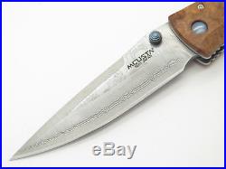 Mcusta Seki Japan Tactility Elite Mc124d Quincewood Vg-10 Damascus Folding Knife