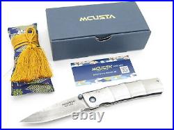 Mcusta Seki Japan Take MC-33D VG-10 Damascus Bamboo Folding Pocket Knife No Clip