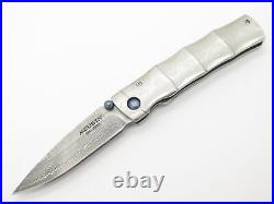 Mcusta Seki Japan Take MC-33D VG-10 Damascus Bamboo Folding Pocket Knife No Clip