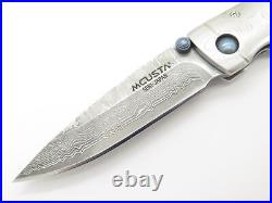 Mcusta Seki Japan Take MC-33D VG-10 Damascus Bamboo Folding Pocket Knife No Clip