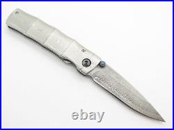 Mcusta Seki Japan Take MC-33D VG-10 Damascus Bamboo Folding Pocket Knife No Clip