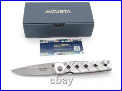 Mcusta Seki Japan Yoroi MC-37D VG10 San Mai Damascus Folding Pocket Knife & Clip