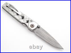 Mcusta Seki Japan Yoroi MC-37D VG10 San Mai Damascus Folding Pocket Knife & Clip
