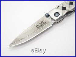 Mcusta Seki Japan Yoroi Mc-37c Vg-10 San Mai Damascus Small Folding Pocket Knife