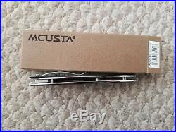 Mcusta Tsuchi MC0114BD Black Damascus Steel Japan Folding Pocket Knife