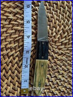 Michael J. Smith Knives Custom left hand Folding gent's Knife RARE