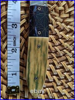 Michael J. Smith Knives Custom left hand Folding gent's Knife RARE