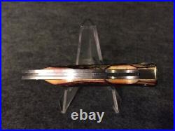 Mint CASE XX USA 51059 LD STAG LOCKBACK 1989 Damascus Steel Folding Knife