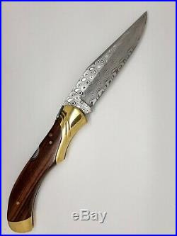 Muela Damascus Blade GL-10DAM Folding Knife, New