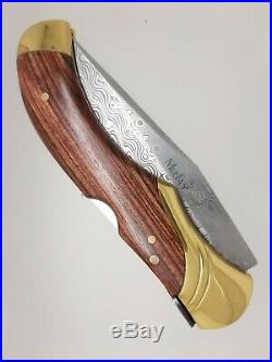 Muela Damascus Blade GL-10DAM Folding Knife, New