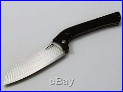 NEW Folding Santoku Knife Takeshi Saji 130mm Damascus Made in Japan free ship