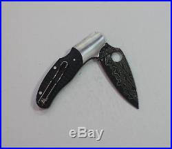 NEW In The Box Numbered C113CFPD SPYDERCO Caly 3 Damascus Model Folding Knife