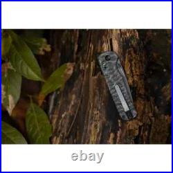 NEWOKNIFE Rubato 4 Folding Knife, CPM-S35VN, 3.04 Damascus Carbon Fiber LTD