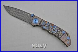 NIB Spartan Blades Harsey Custom Knife Dragon with C. N. SS Damascus