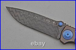 NIB Spartan Blades Harsey Custom Knife Dragon with C. N. SS Damascus