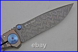 NIB Spartan Blades Harsey Custom Knife Dragon with C. N. SS Damascus