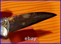 NM Suchat Jangtanong Custom Ornate Thai Folding Art Knife-STUNNING Exotic