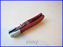New Damascus Liner Lock Pocket Knife Folder by Elenbaas Jake
