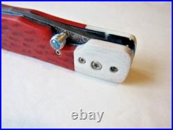 New Damascus Liner Lock Pocket Knife Folder by Elenbaas Jake