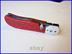 New Damascus Liner Lock Pocket Knife Folder by Elenbaas Jake
