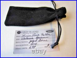 New Damascus Liner Lock Pocket Knife Folder by Elenbaas Jake