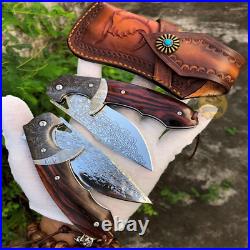 New Hq Vg10 Damascus Steel Folding Knives Tactical Camping Survival Pocket Knife