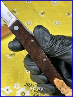 New Ohta, Hiroaki Custom Friction Folder Pocket Knife San Mai Damascus Blade