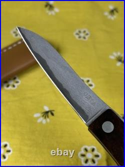 New Ohta, Hiroaki Custom Friction Folder Pocket Knife San Mai Damascus Blade