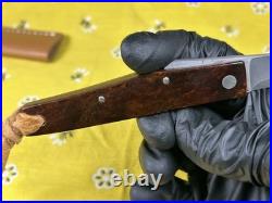 New Ohta, Hiroaki Custom Friction Folder Pocket Knife San Mai Damascus Blade