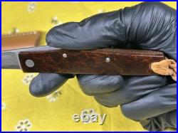 New Ohta, Hiroaki Custom Friction Folder Pocket Knife San Mai Damascus Blade