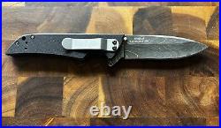 New in Box Kershaw Skyline Damascus Liner Lock Knife 1760DAM Vintage Rare