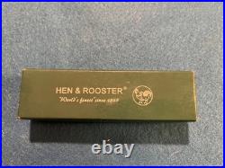 Nos Hen & Rooster 312 Deer Stag/damascus Folding Knife Spain