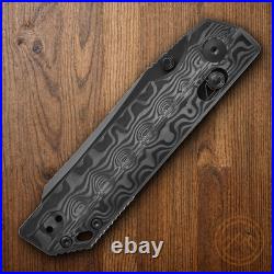 Oknife XEN Folding Knife 3.13 Black DLC S45VN Steel Blade Carbon Fiber Handle
