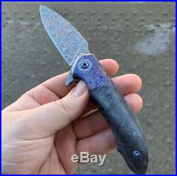 PETER MARTIN DAMASCUS Mini XRS FOLDING KNIFE