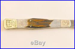 Parker JK-2D Damascus Folding Bowie Knife modeled after an IXL pattern Japan Tak