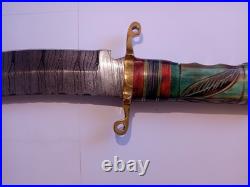 Pirate demascus knife one of a kind