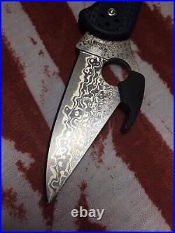Pocket Knife Spyderco Delica 4 Damascus C11FPNBD (CUSTOM)