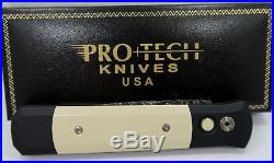 Protech GODFATHER TUXEDO DAMASCUS Blade Folding Knife Pro-Tech # 1863