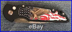 Protech TR-3 Shaw Eagle folding knife with Damascus blade only 30 made