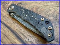 RARE NIB Spartan Blades Harsey Custom Knife 4 Chad N. Damascus, Plague Doctor